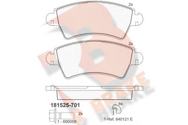 R BRAKE RB1525-701