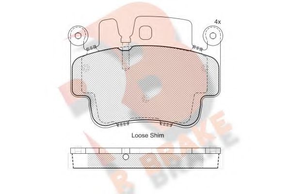 R BRAKE RB1627