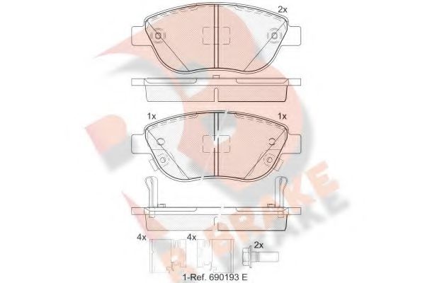 R BRAKE RB1809-203