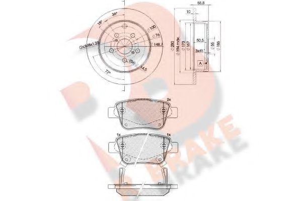 R BRAKE 3R16880503