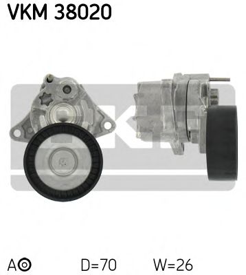 SKF VKM 38020