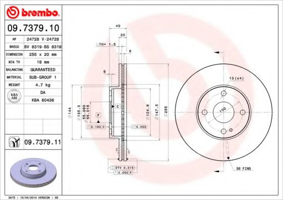 BREMBO 09.7379.11