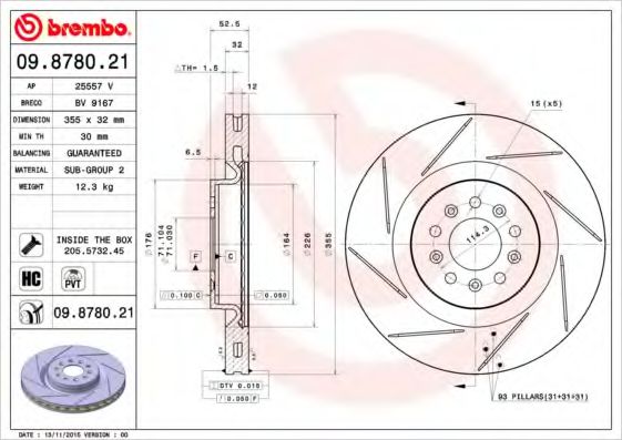 BREMBO 09.8780.21