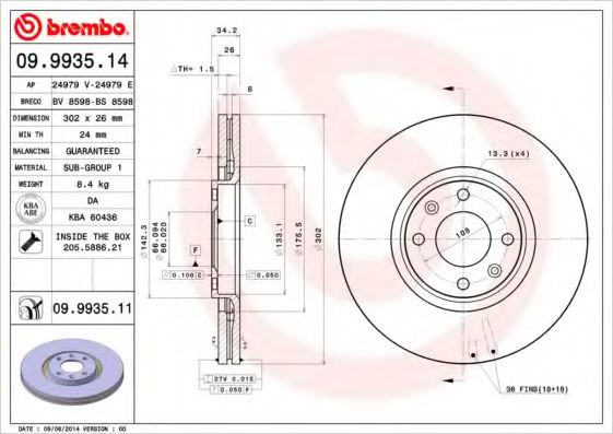 BREMBO 09.9935.11