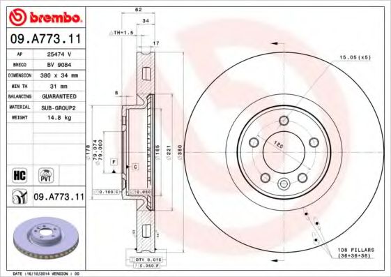 BREMBO 09.A773.11