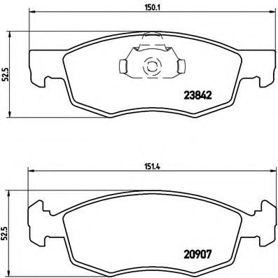 BREMBO P 23 118