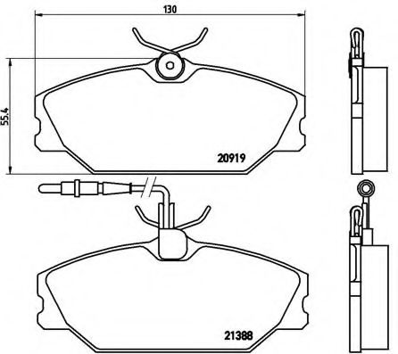 BREMBO P 68 014