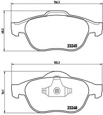 BREMBO P 68 032