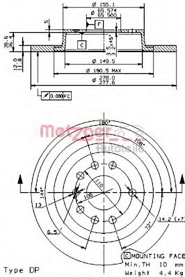 METZGER 14853 V