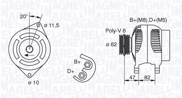 MAGNETI MARELLI 063321615010